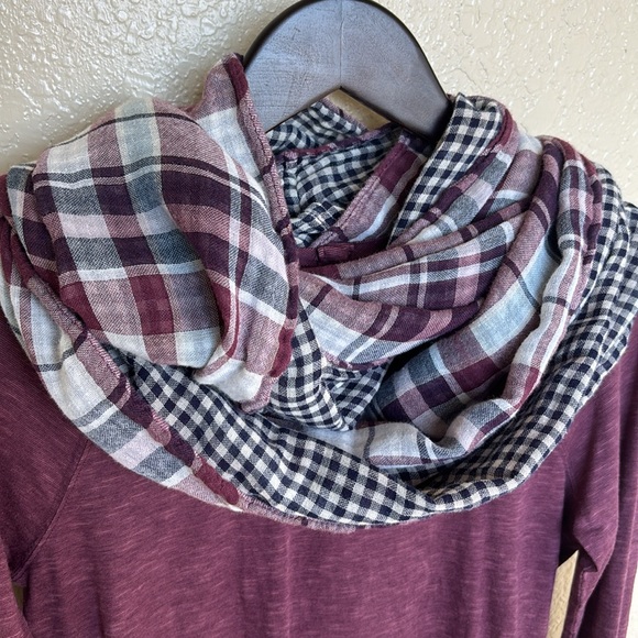 LOFT Accessories - Ann Taylor Loft Reversible Plaid Infinity Scarf